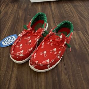 Hey Dude Red Boat Shoes